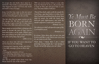 Born Again - Trifold Gospel Tract